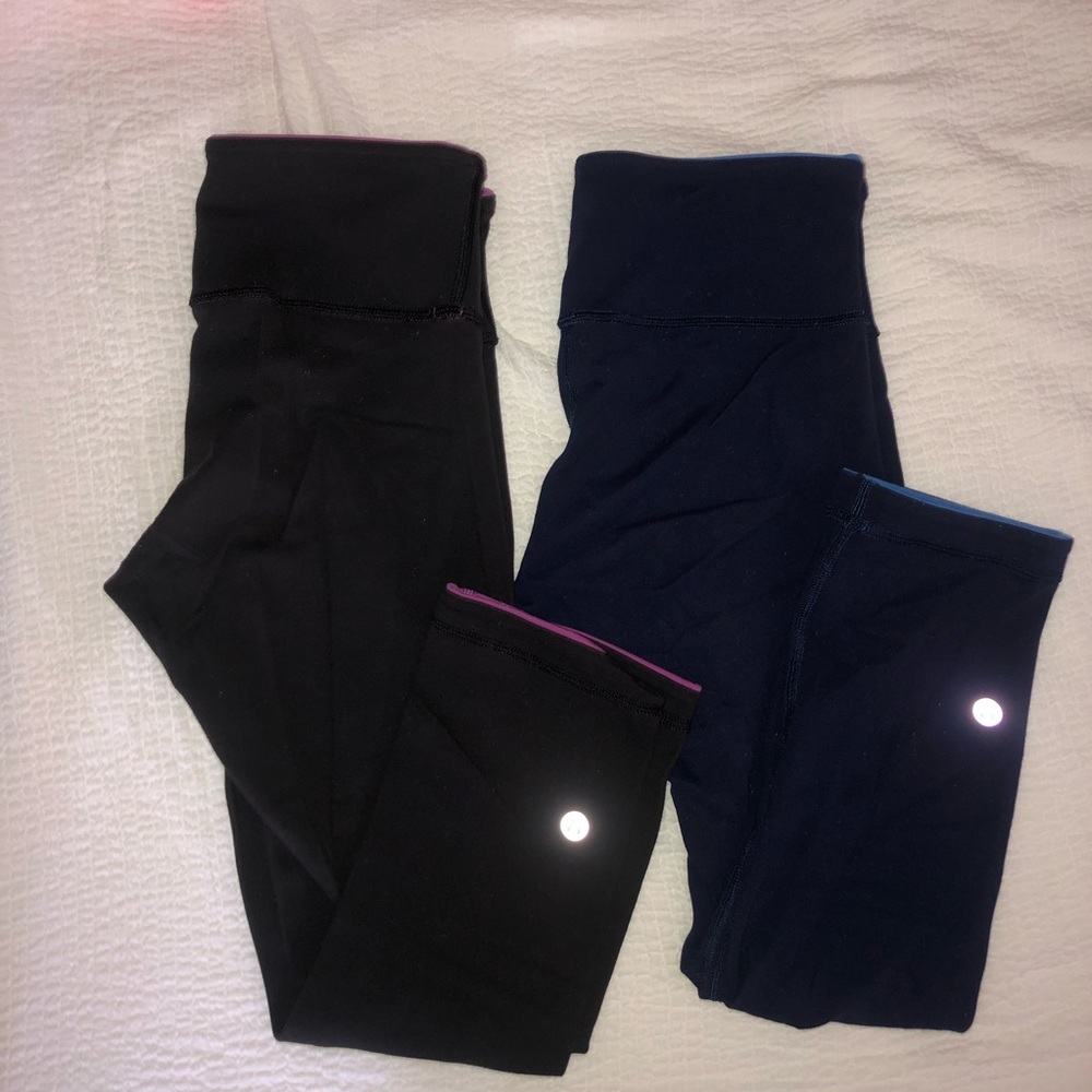 2 for 1! Lululemon 21” Wunder Under Leggings